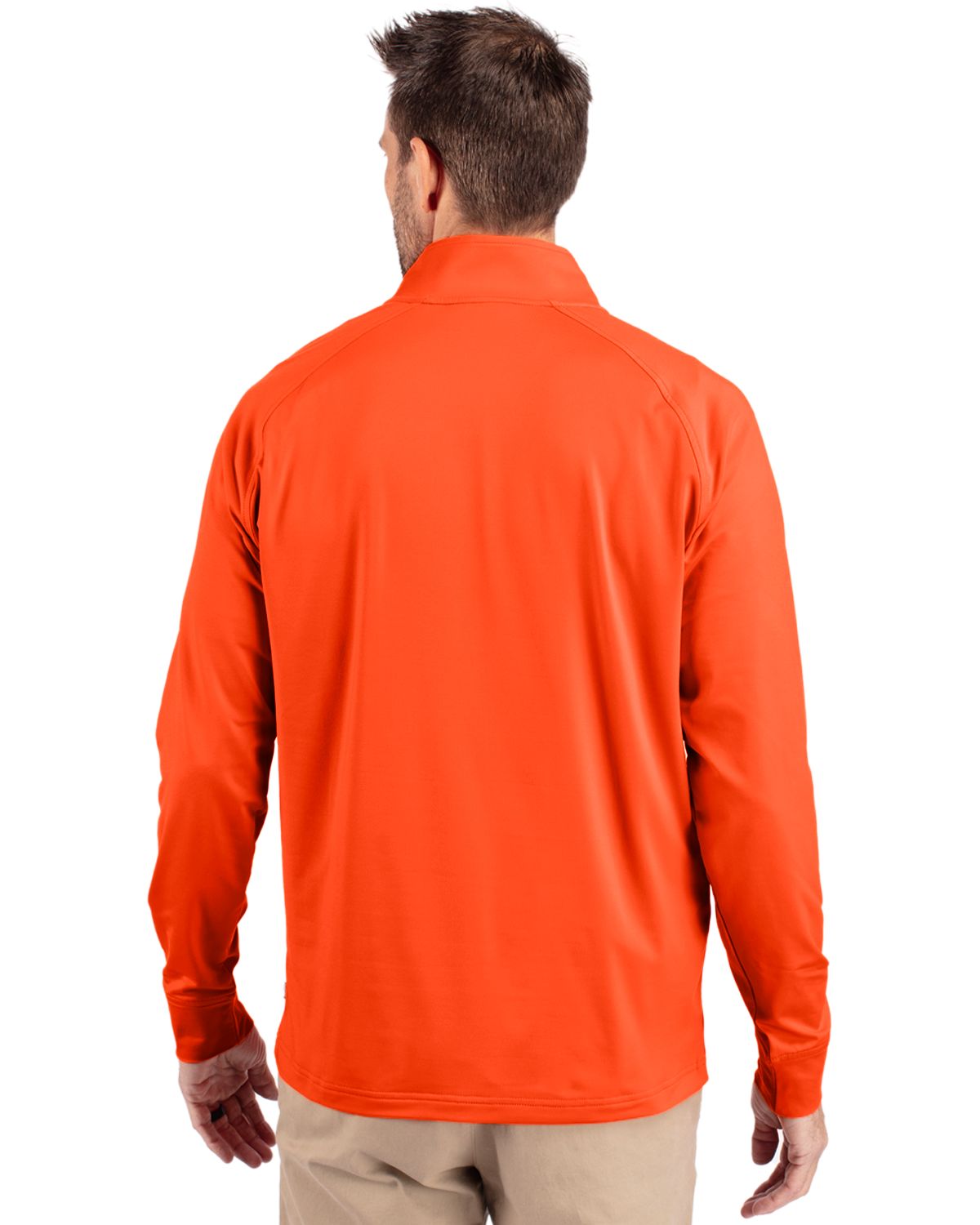 Cutter & Buck Adapt Recycled Soft Knit Stretch  Mens Quarter Zip Pullover 12