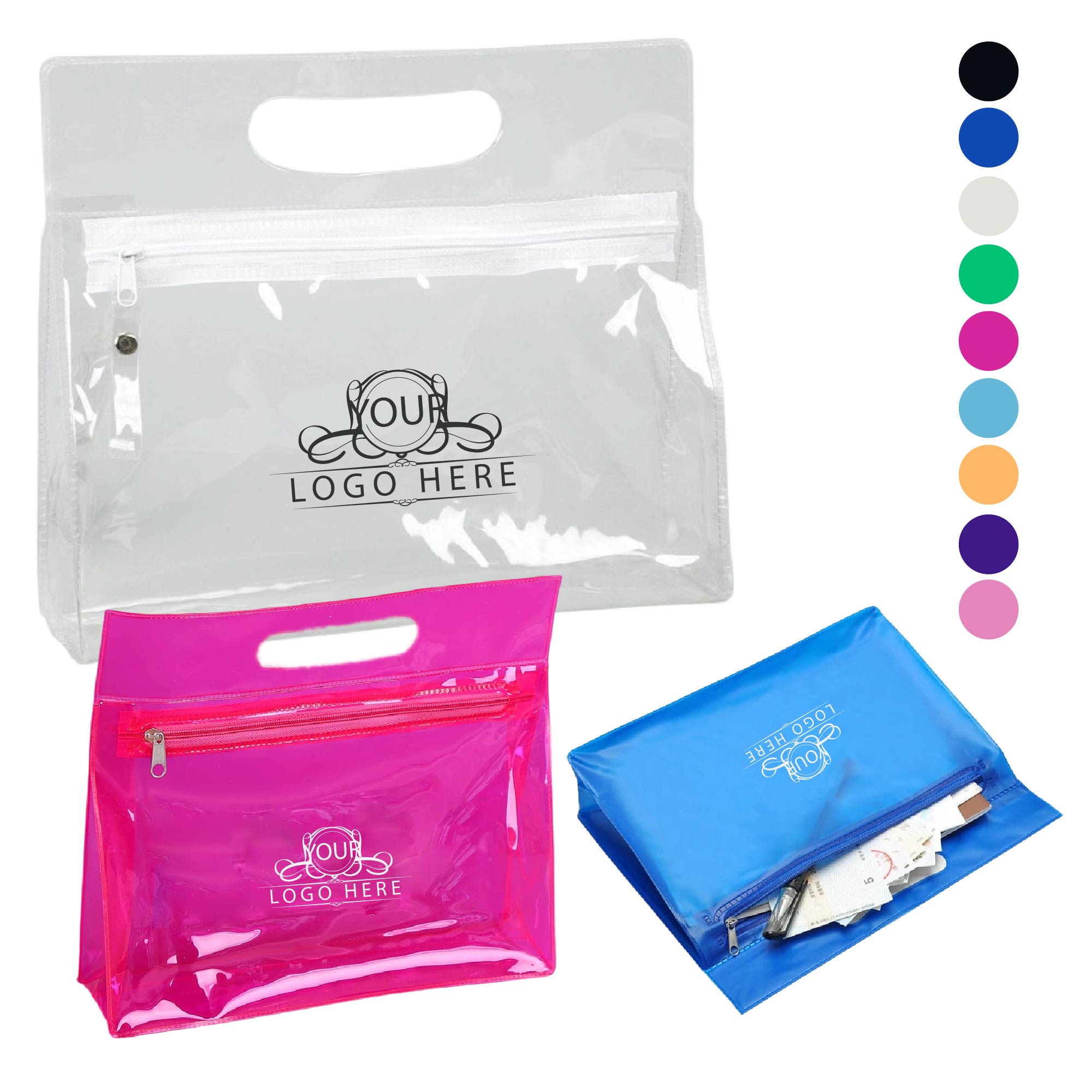 Clear Travel Cosmetic Bag 2