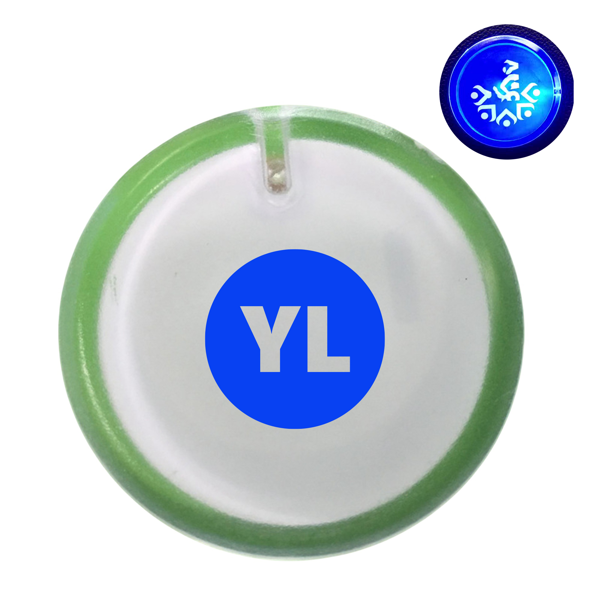 Custom Glow-in-the-Dark LED Badge 1