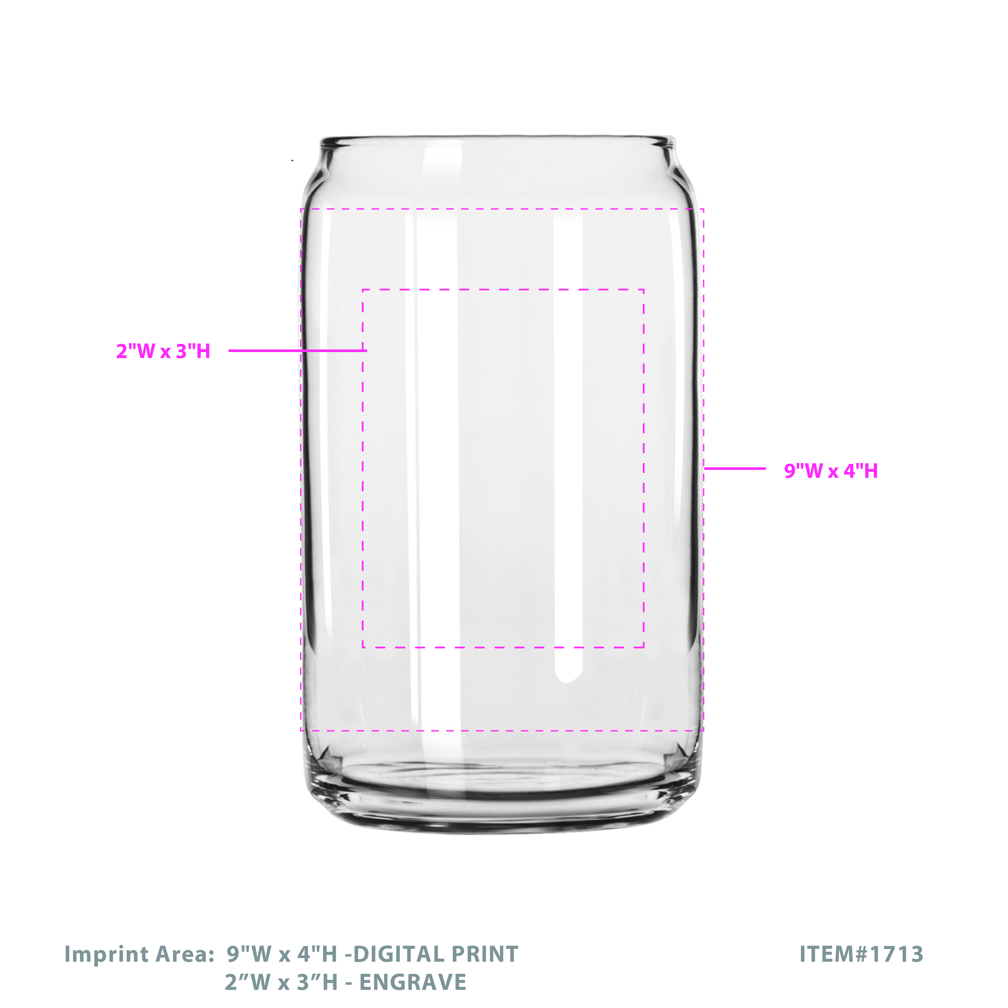 Libbey Beer Can Glass 6