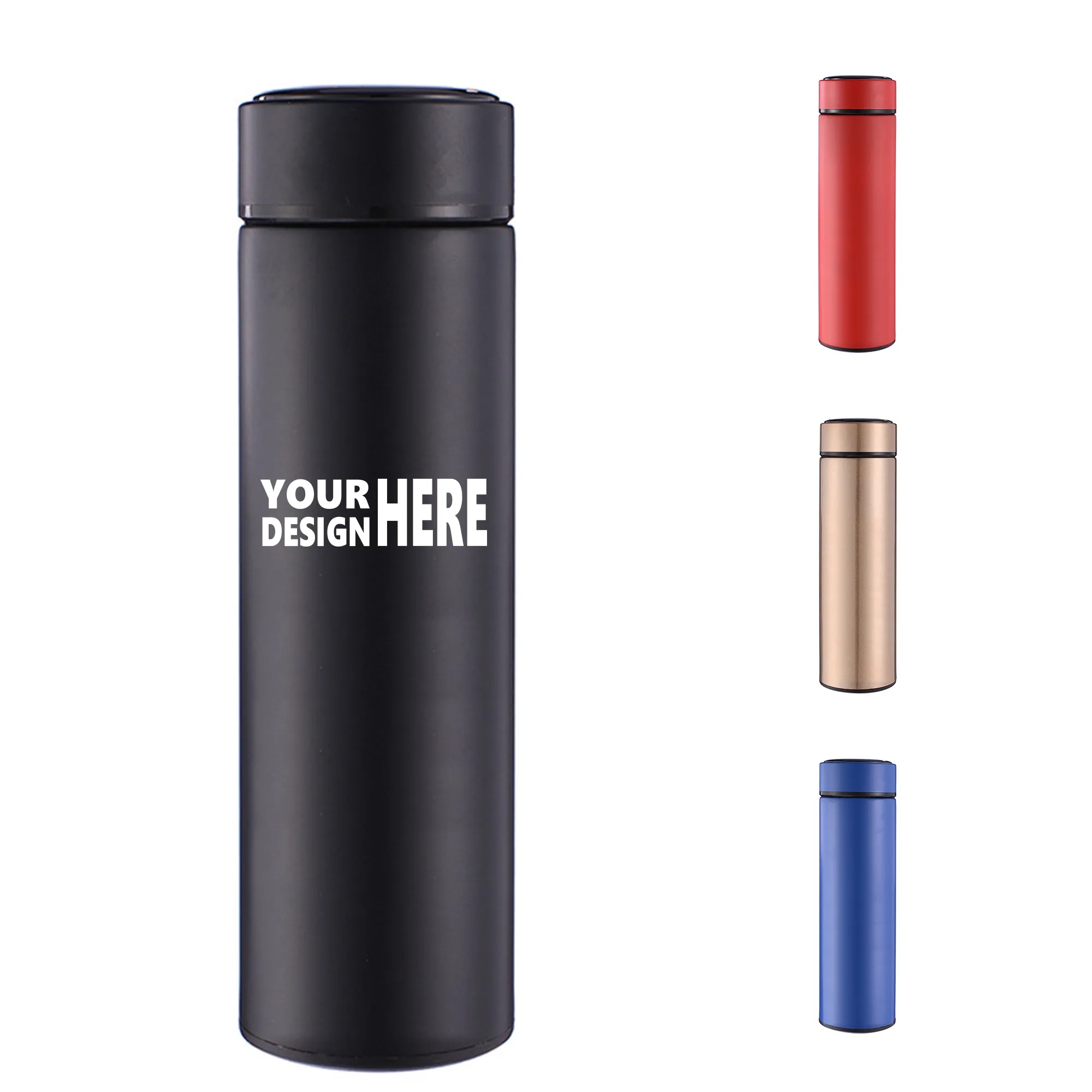 Customizable Stainless Steel Insulated Bottle - 17oz 1