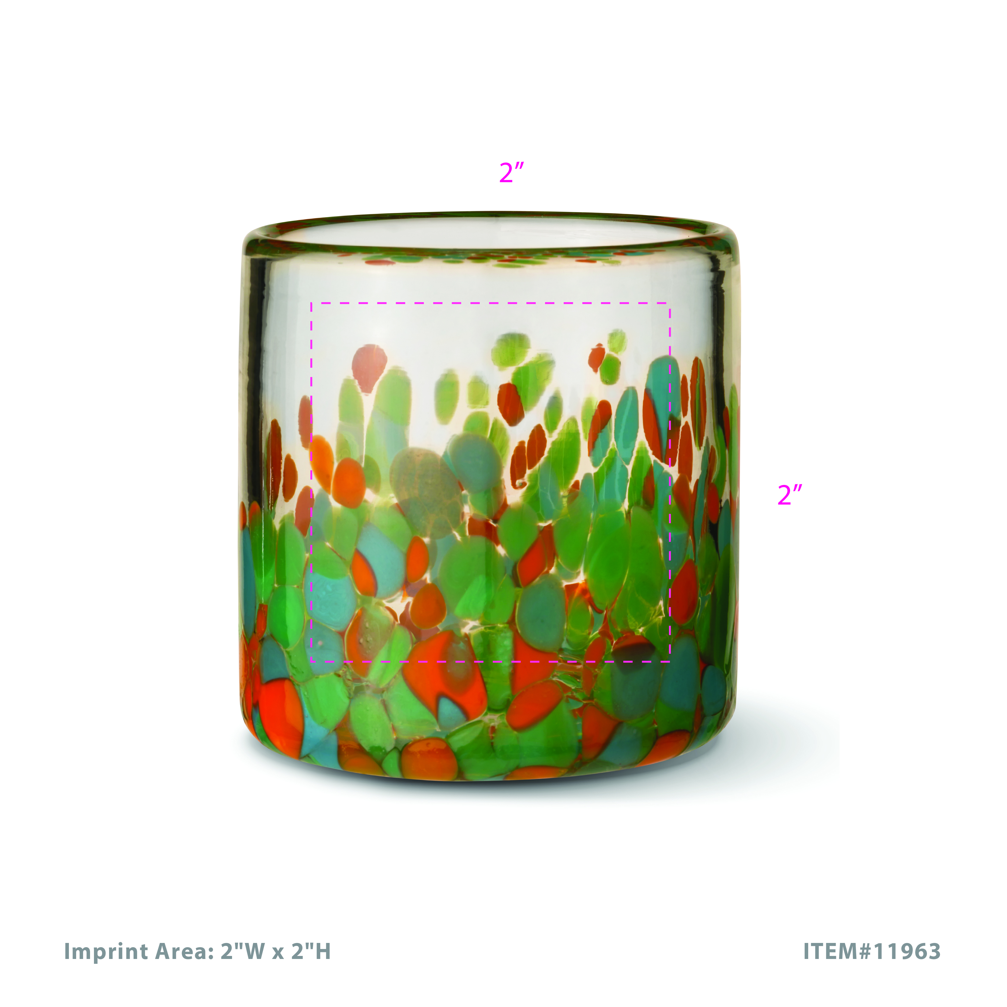 Twine Living® Viajar Short Recycled Glass Tumbler, set of 2 6