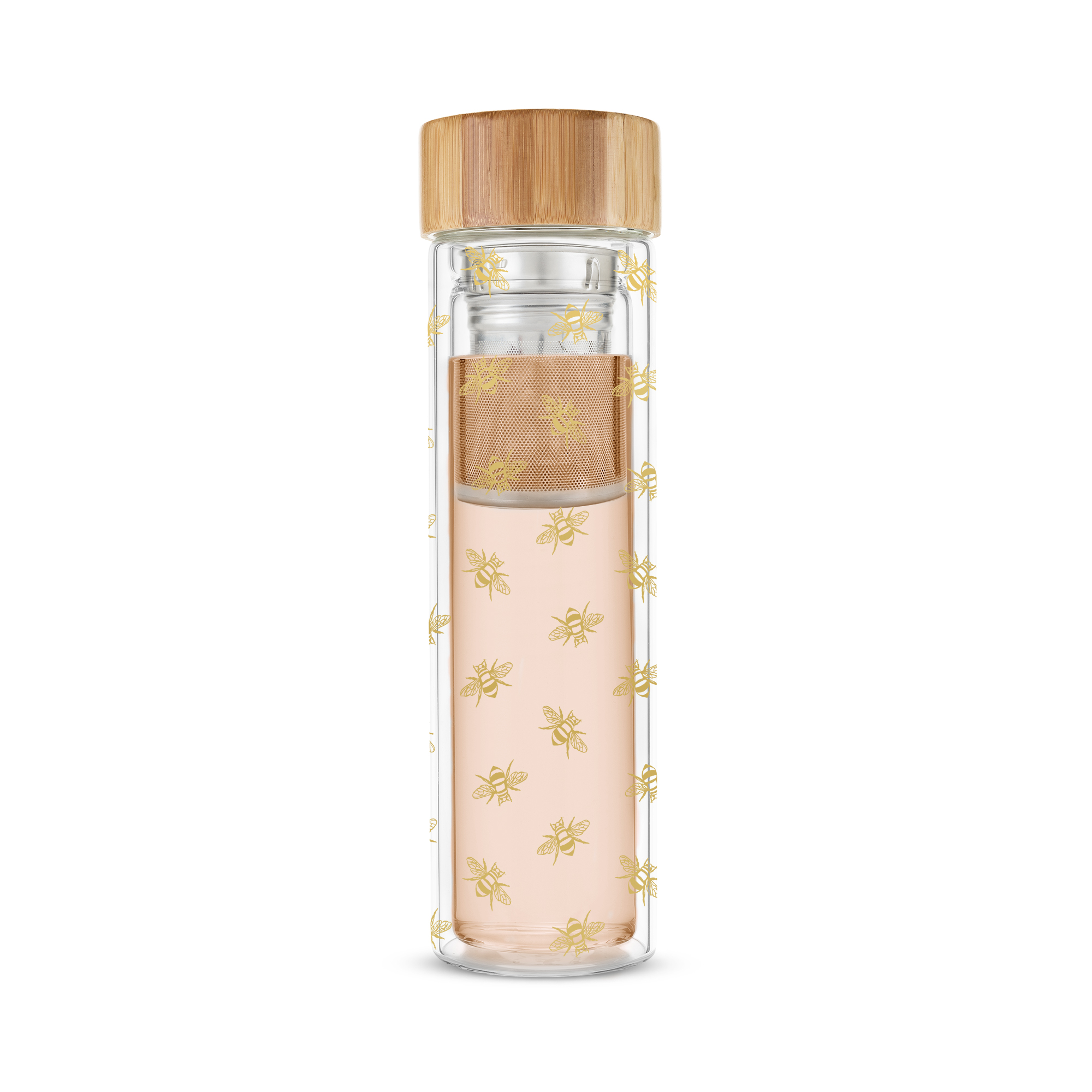 Pinky Up® Blair™ Glass Travel Tea Mug 15