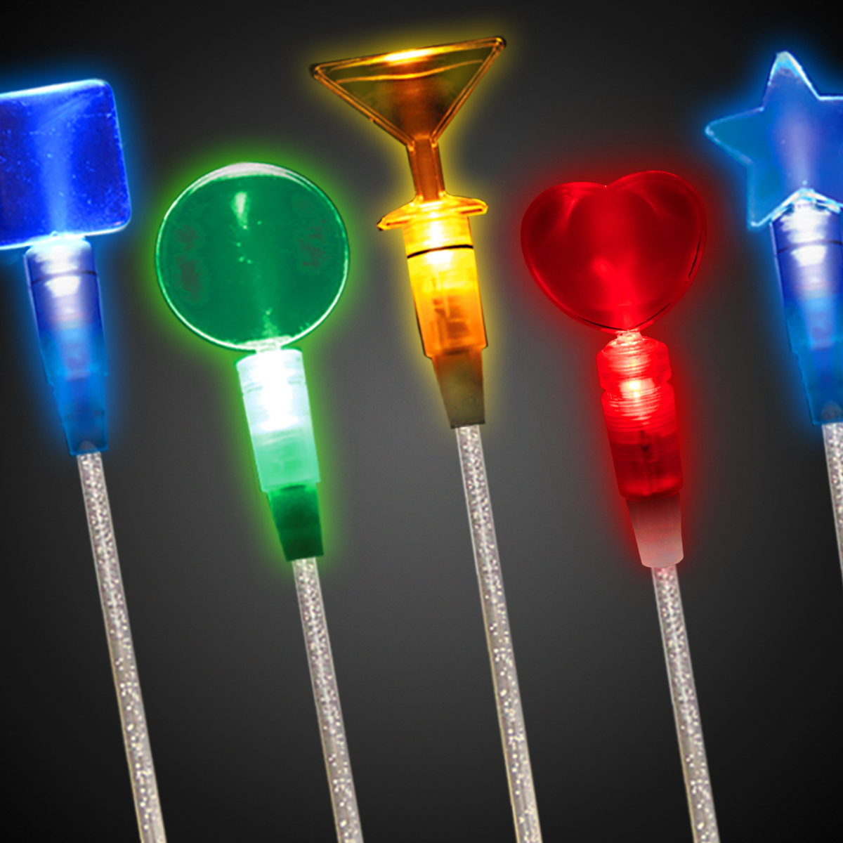 9" Light Up LED Glow Cocktail Stirrer 2