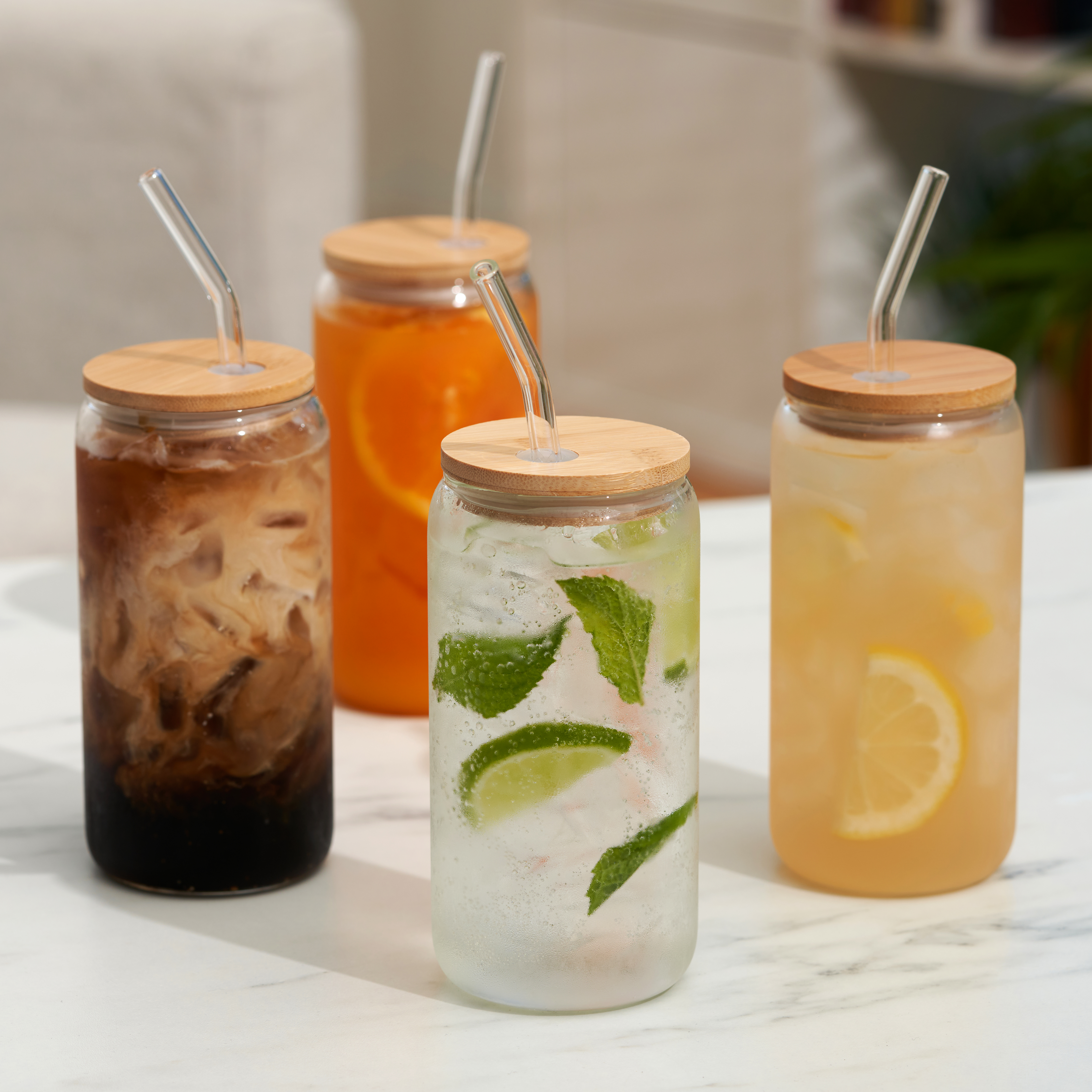 True® Everyday Glass Tumbler, set of 4 4