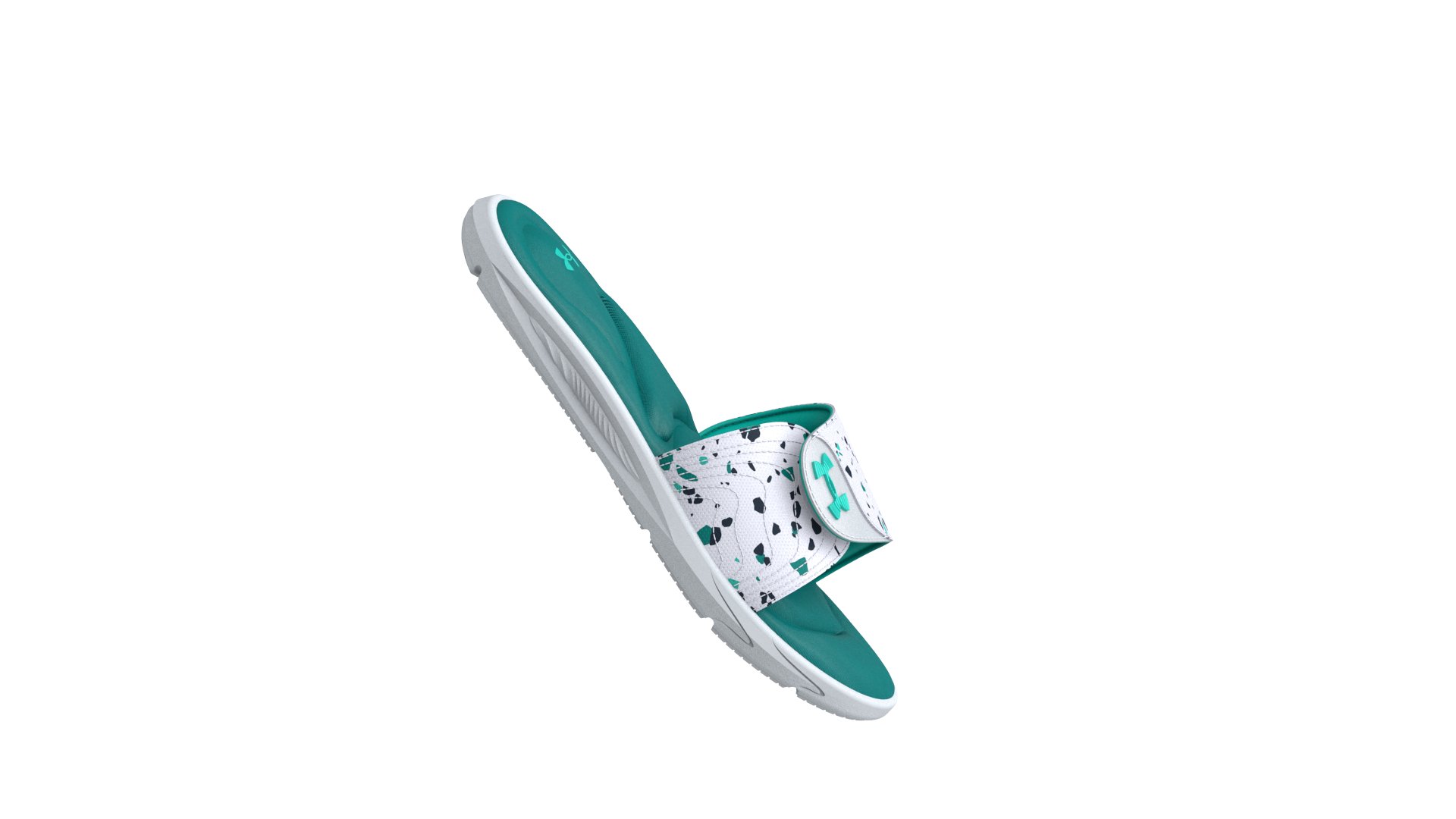 Girls' UA Ignite VI Graphic Strap Slides 4
