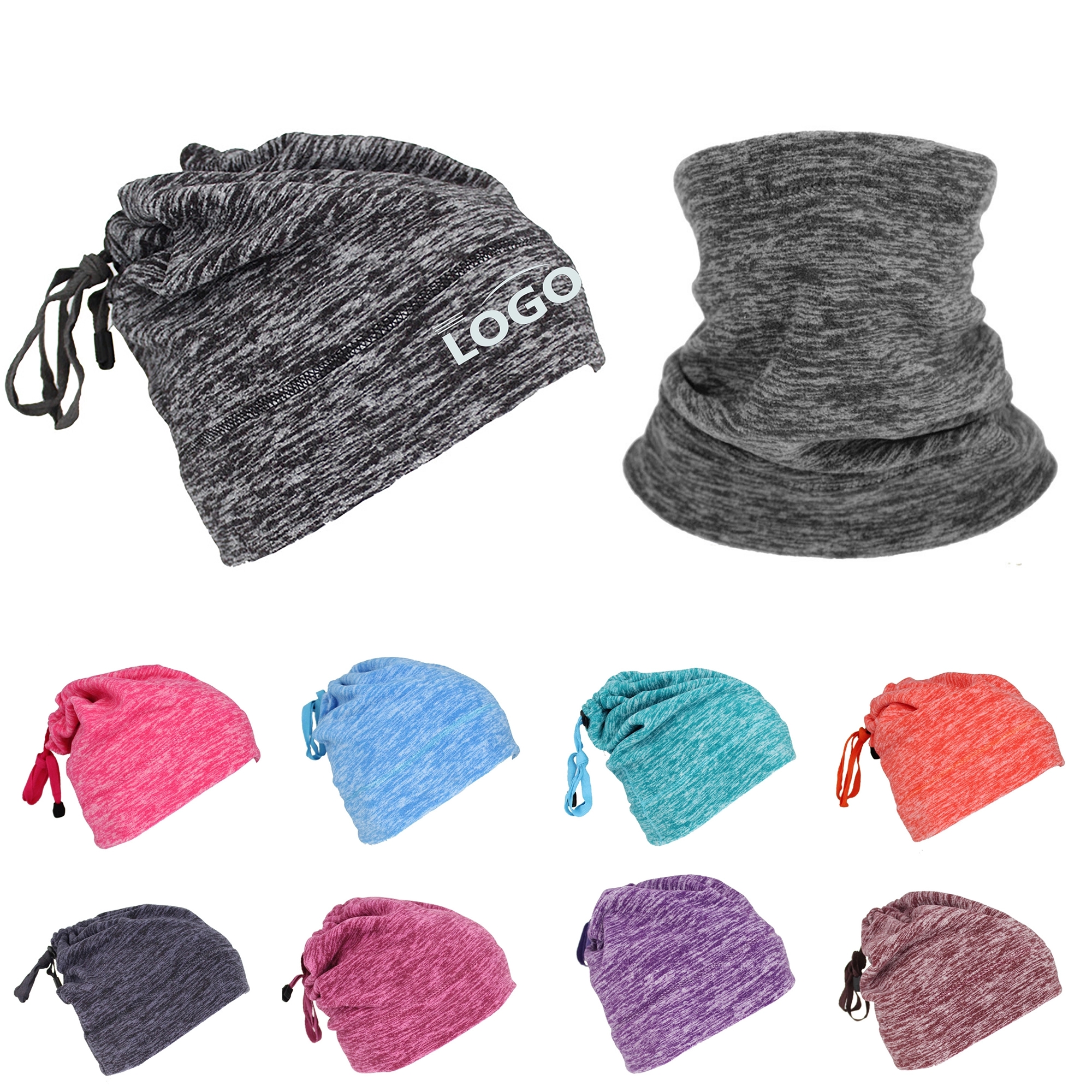 Multi-Functional Warmer Neck Gaiter Cap Scarf 8