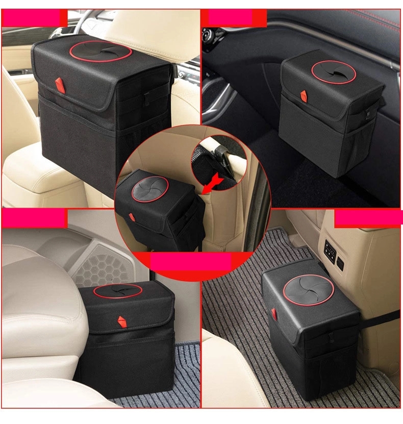 Waterproof Collapsible Trash Can Convenient Hanging Car 2