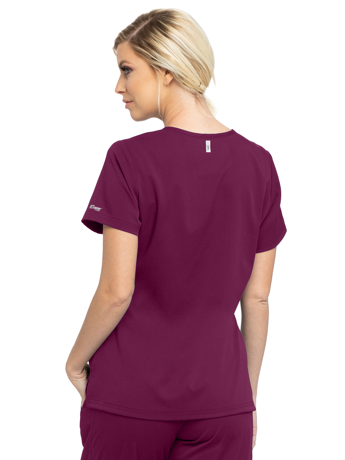 Grey's Anatomy Spandex Stretch - Women's One-Pocket Bree Tuck-In Scrub Top 24