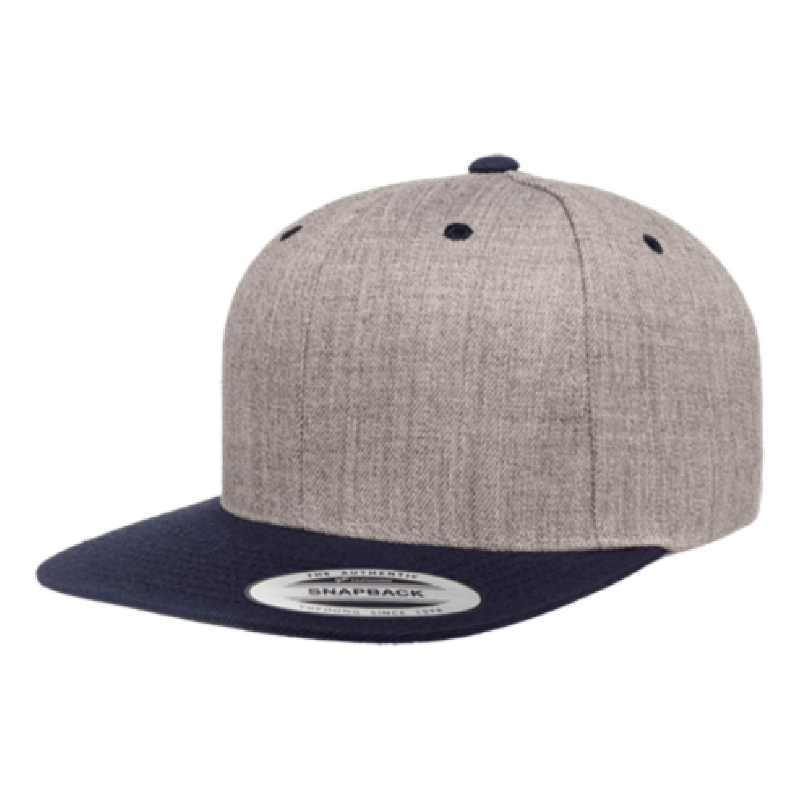 Yupoong 6089M YP Classics Premium Flat Bill Snapback Hat with Embroidery 39