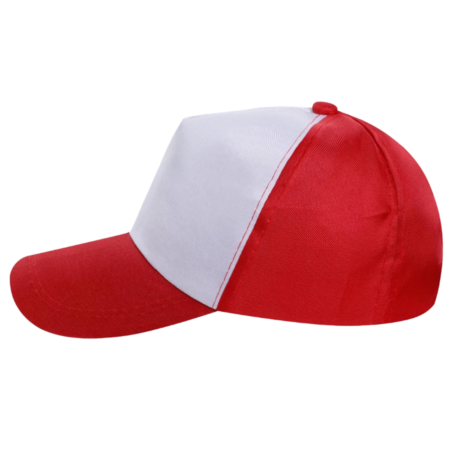 5 Panel Adjustable Two-Tone Cotton Baseball Cap 10
