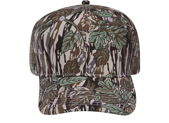 OTTO CAP Camouflage 6 Panel Mid Profile Baseball Cap 12