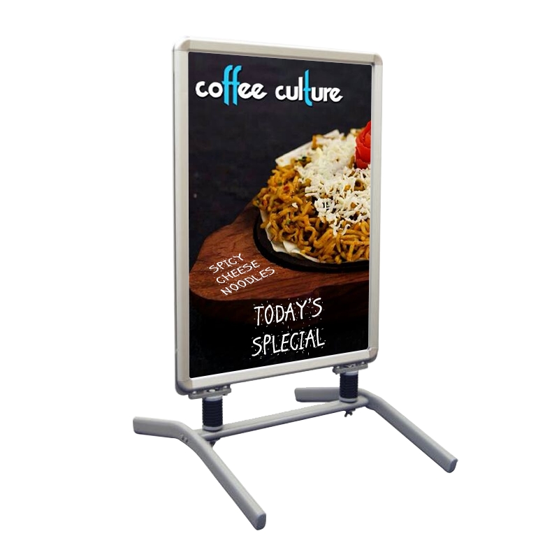 Springster™ L Flexible Snap Frame Sidewalk Sign kit outdoor signs 1