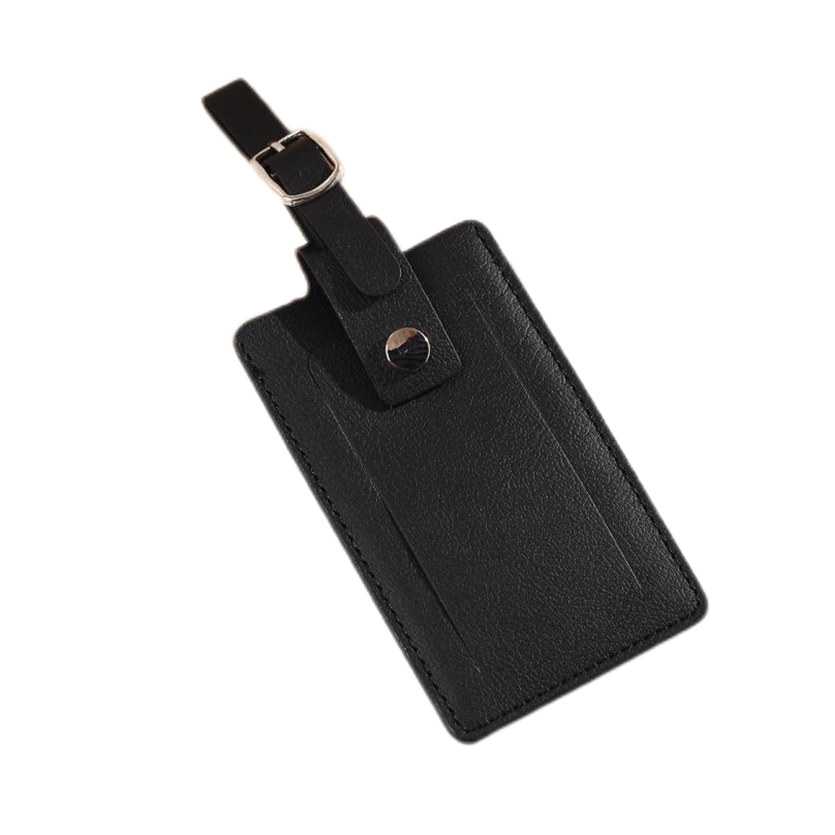 PU Leather Luggage Bag Tags with Snap 6