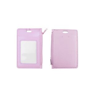 PU Leather Card Case With Zipper Pocket And Dual Card Slots 14