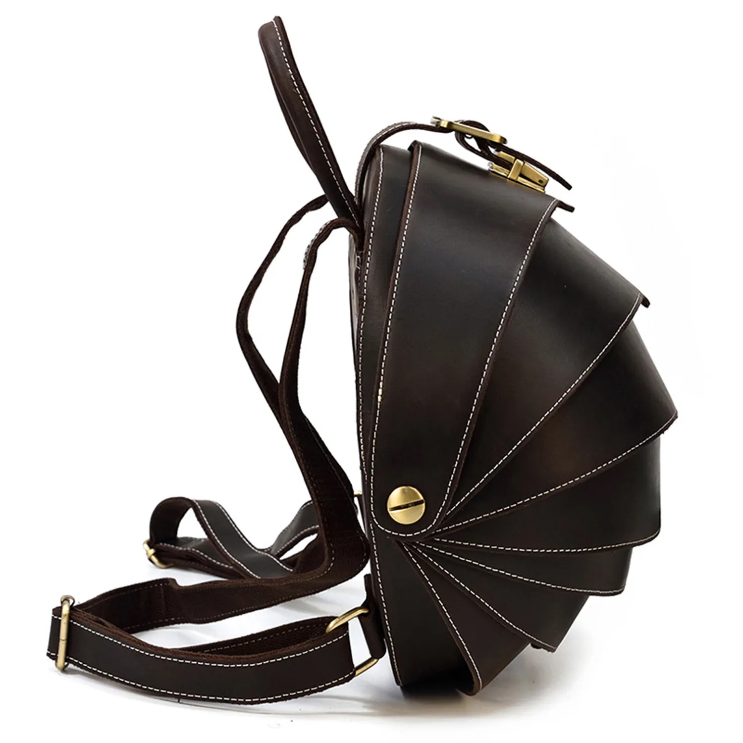Leather Beetle Backpack 14