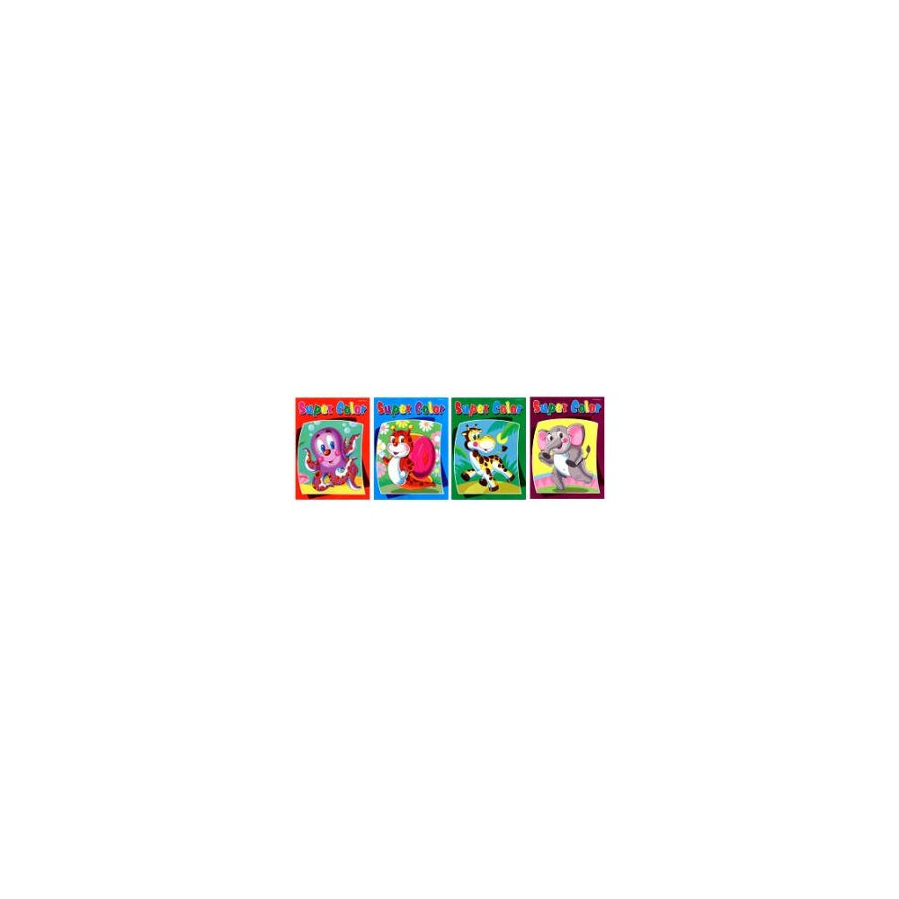 Super Coloring Books - Assorted Styles 8" x 10.5" 2