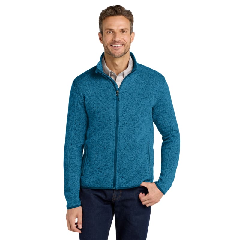 Port Authority Sweater Fleece Jacket. 4