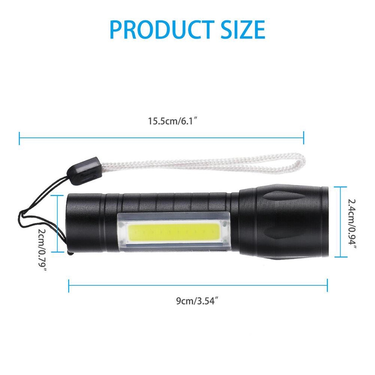 USB Rechargeable Flashlight 2