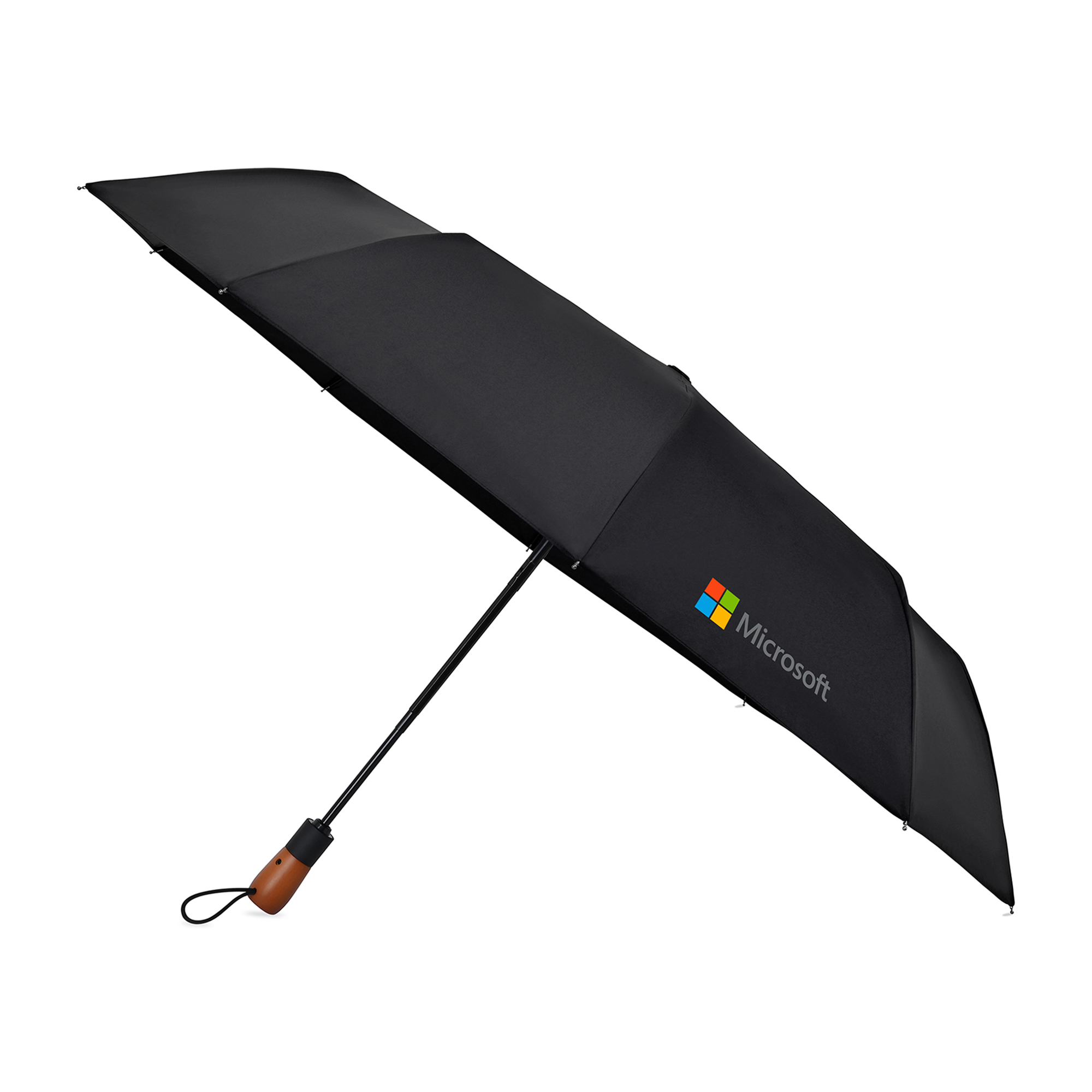 Elements 46" Recycled rPET Auto Open/Close Folding Umbrella 6