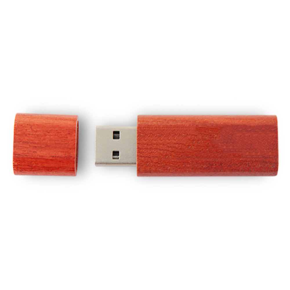 Bonnie Mahogany Curved-Edge USB