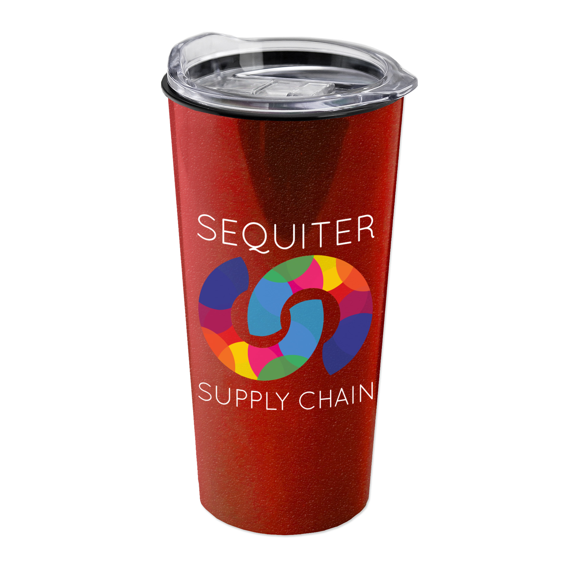 The Explorer - 18 oz. Metallic Travel Tumbler with Clear Se - Digital 4