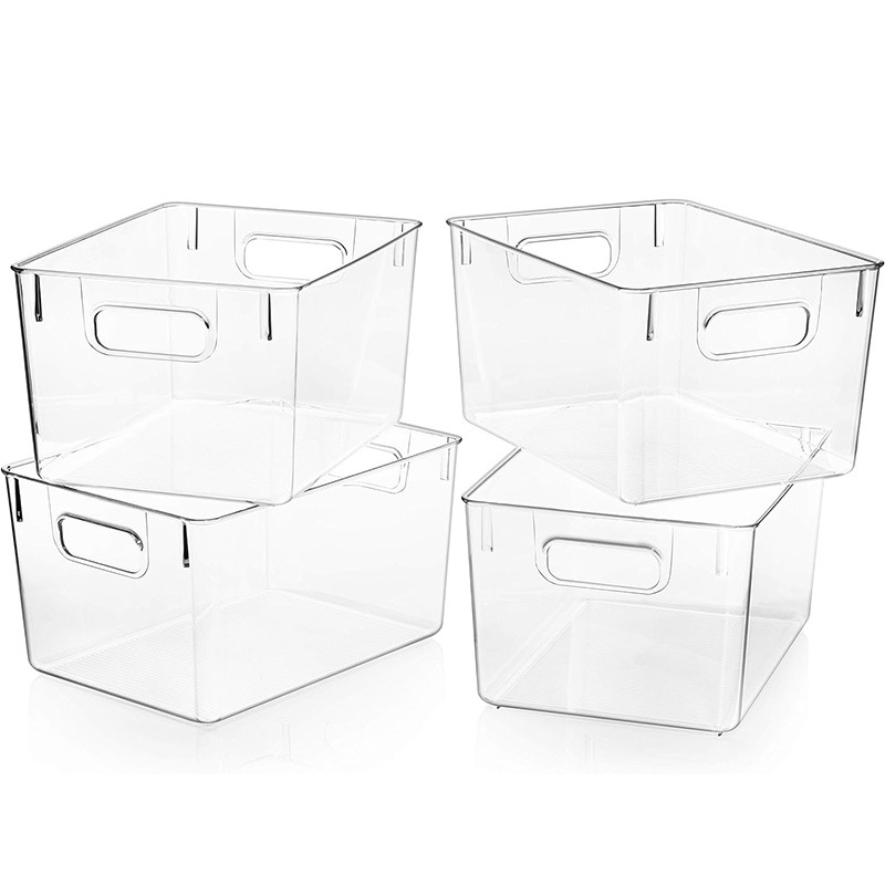 Clear Plastic Storage Bins 3