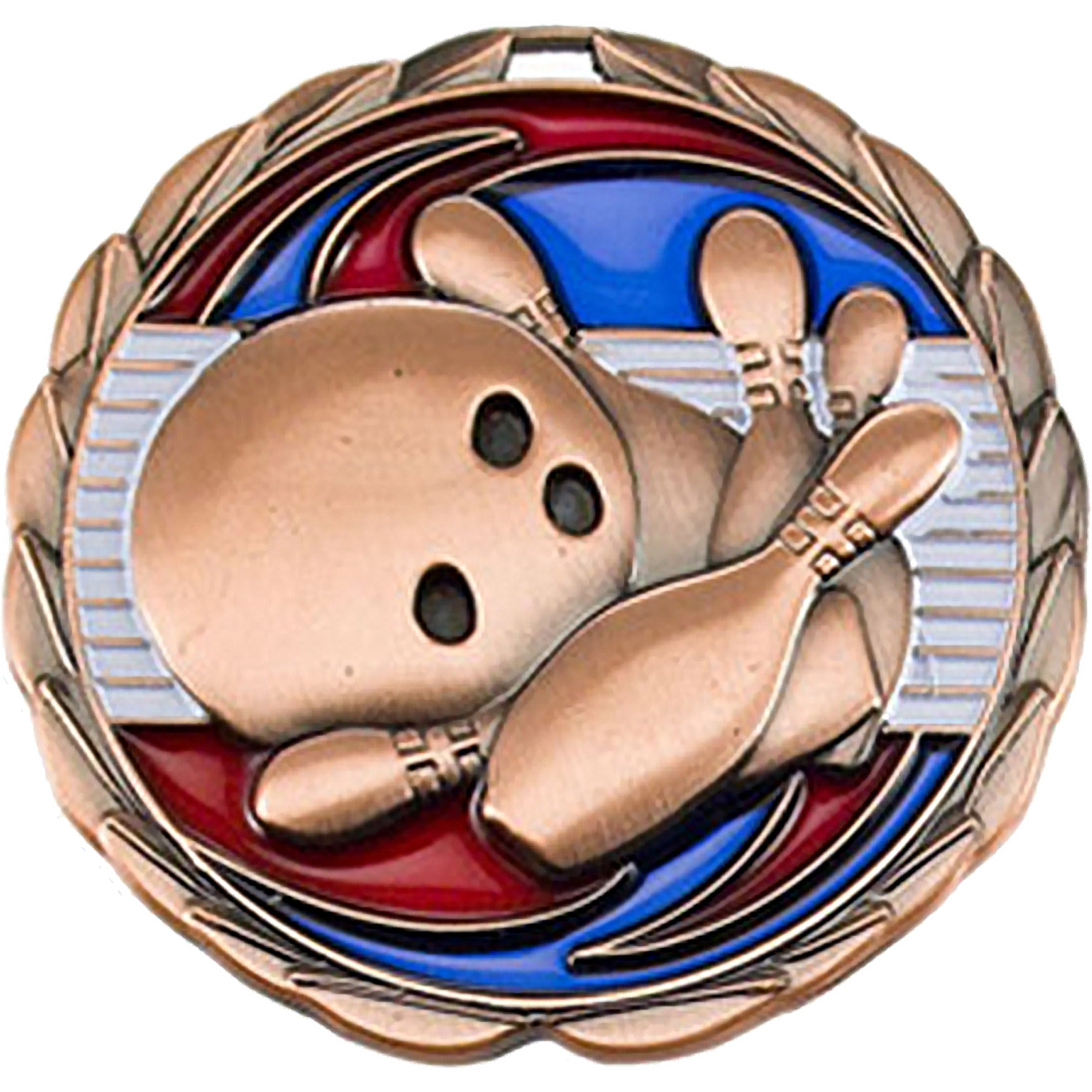 Stock Color Medals: Bowling 2