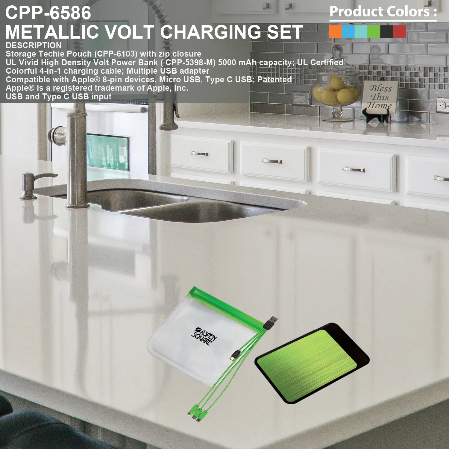 Metallic Volt Charging Set 7