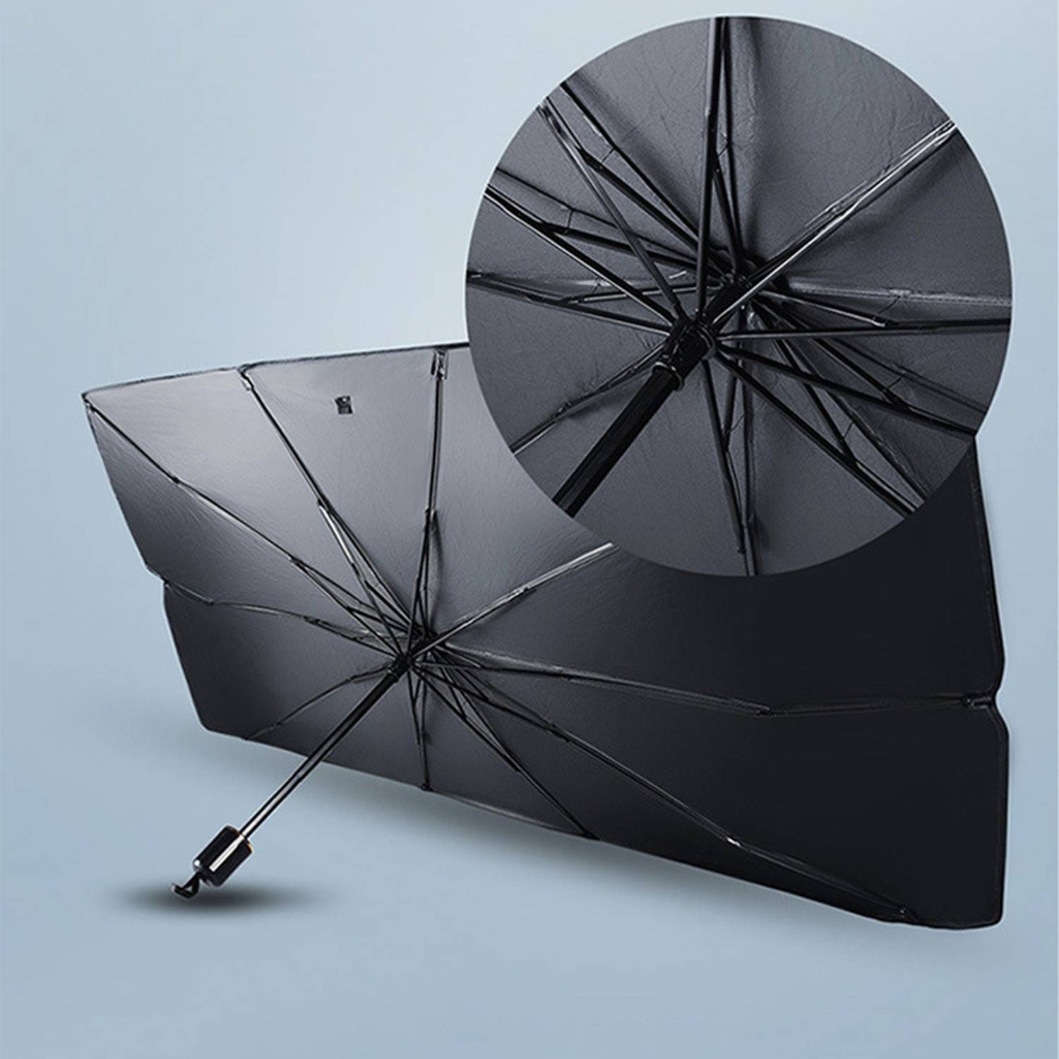 Car Front Manual Parasol 6