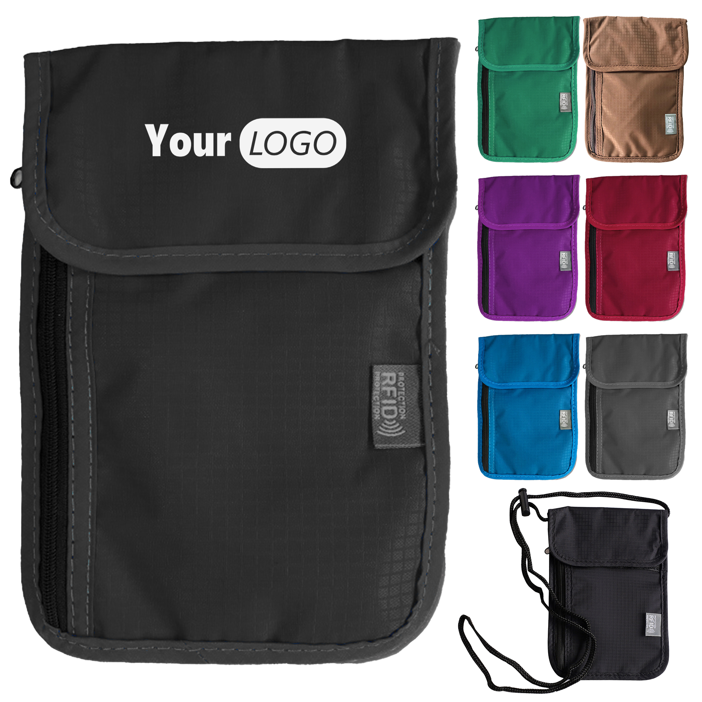 Nylon Portable Passport Storage Bag 4
