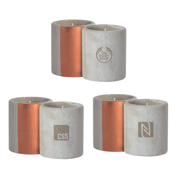 Aurora 12 oz. Concrete Candle 5