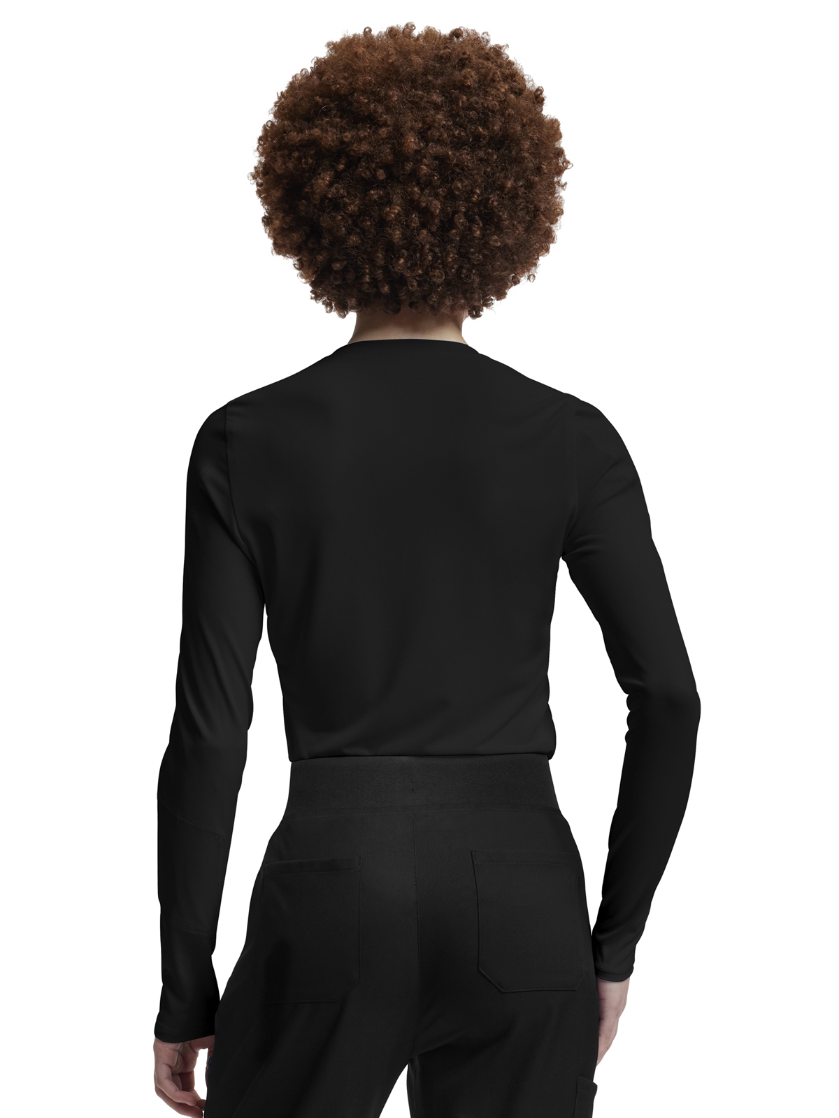 White Cross - VIBE - Women's Shirttail Hemline Underscrub Tee 1