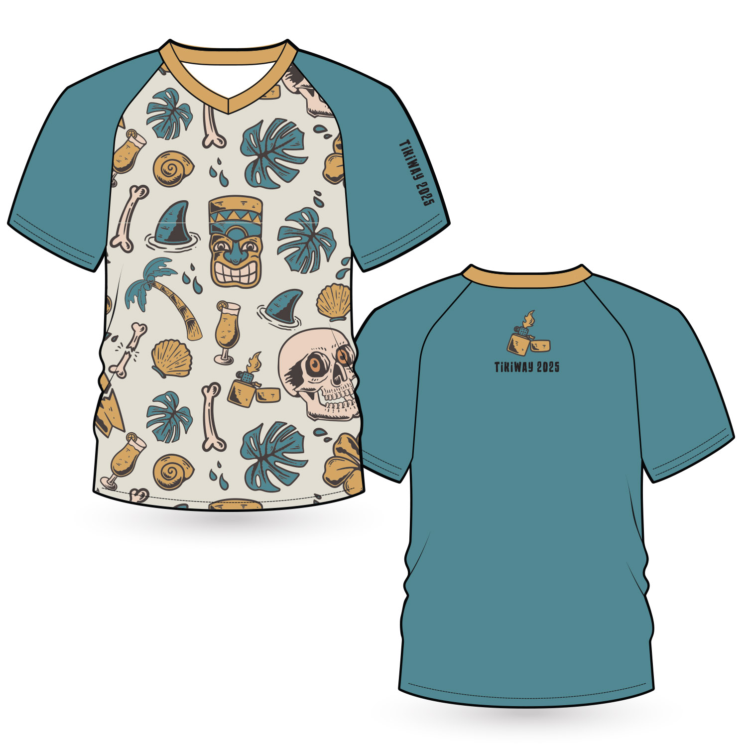 EPICOLOR V-Neck Fan Shirt