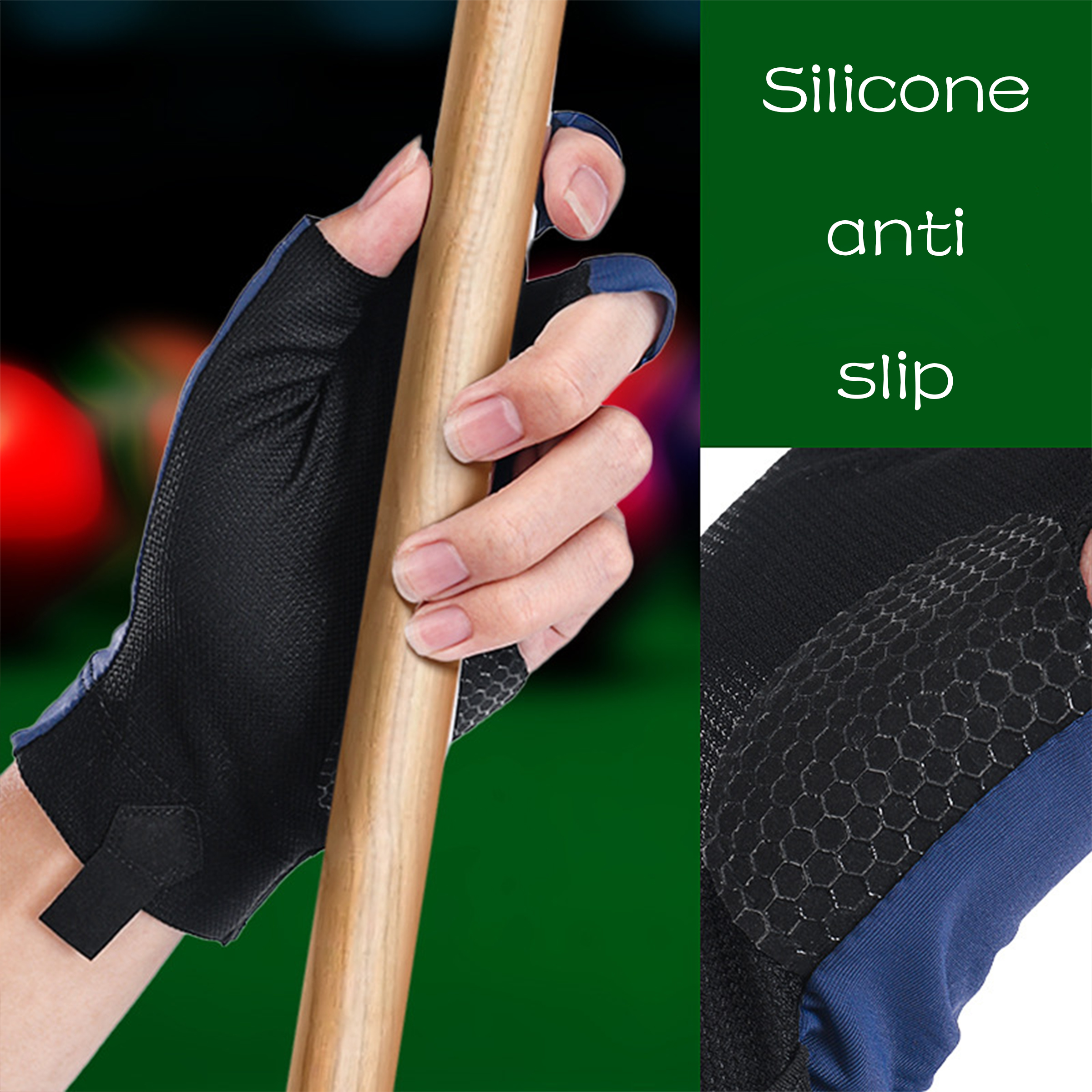 Mesh Anti Slip Table Tennis Touchscreen Gloves 4