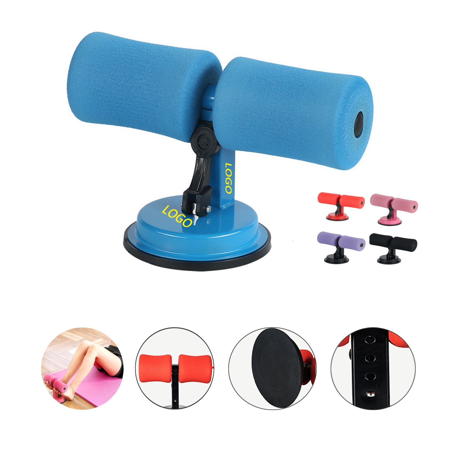 Suction Cup Abdominal Exercise Sit Up Assistive Device