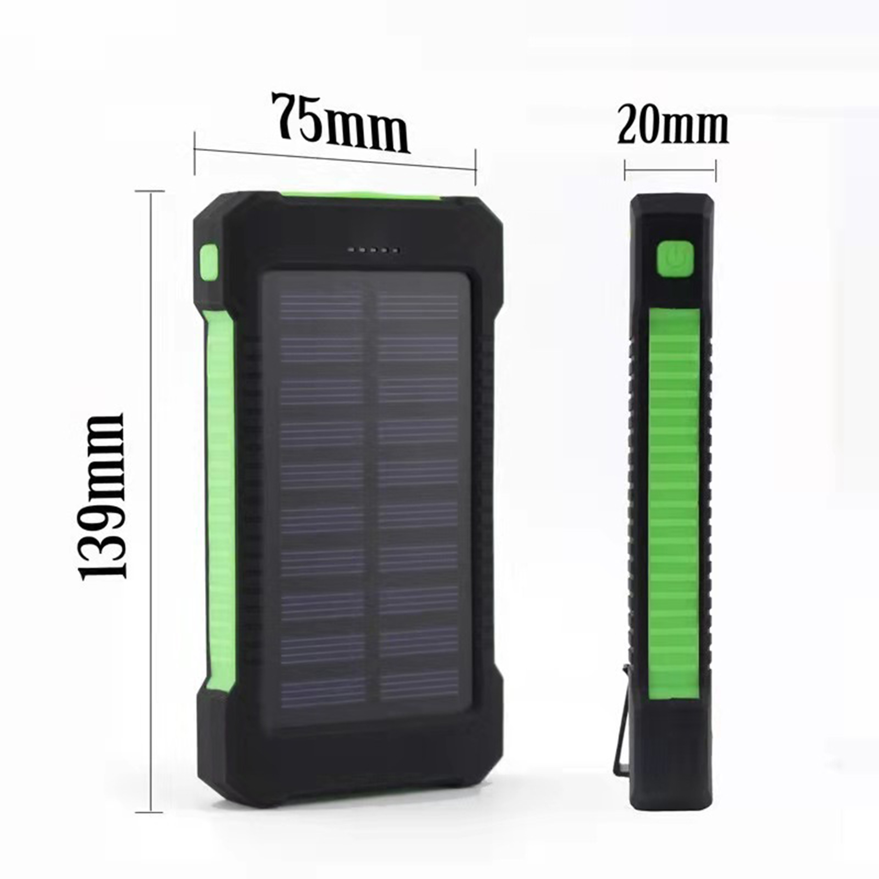 6000mAh Solar Charger With Carabiner 3