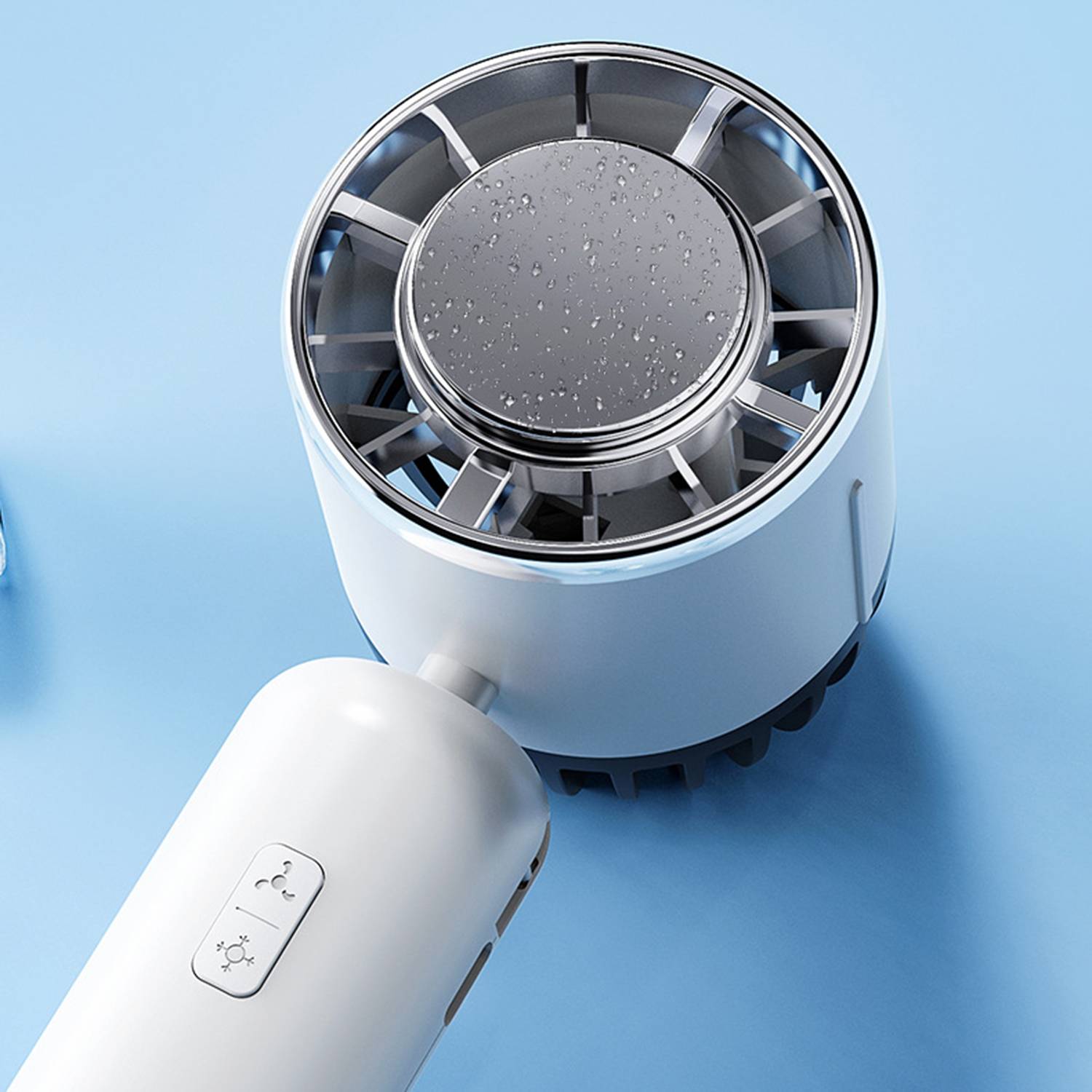 Portable Handheld Rechargeable Adjustable Turbo Mini Fan 4