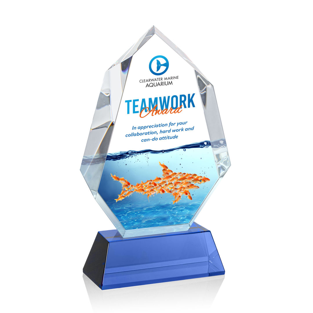 Norwood VividPrint™ Award on Newhaven Base - Blue 7