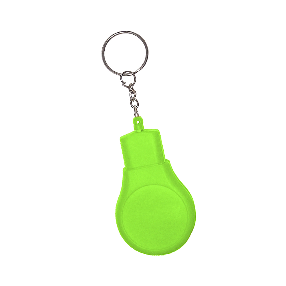 Bulb Shaped Measuring Tape Keychain 2