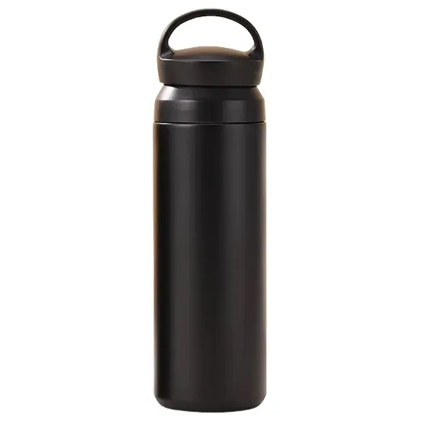 304 Stainless Steel Insulated Bottle with Handle or Flat-Lid, custom water bottle with logo imprint 12