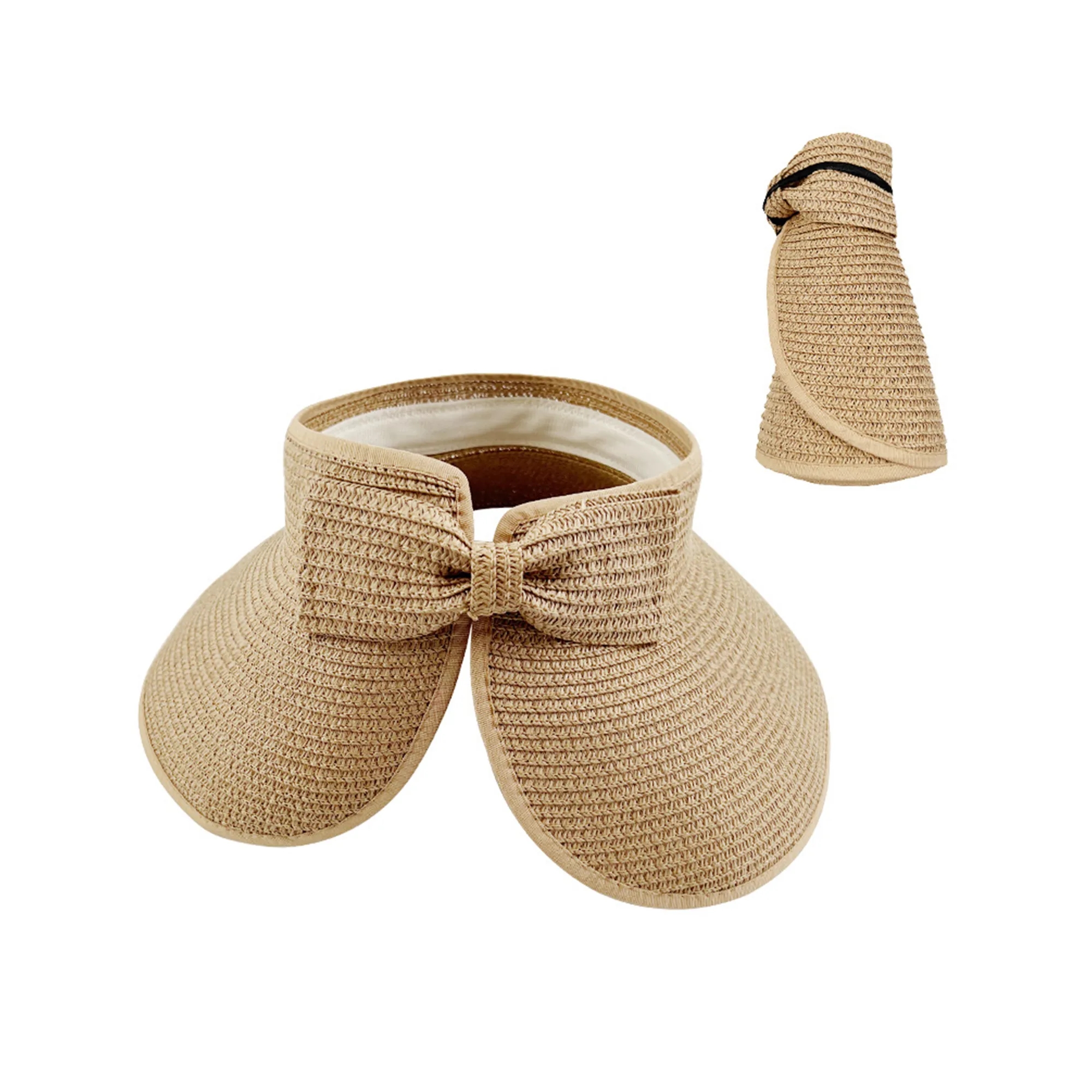 Foldable Beach Sun Straw Hat Outdoor Caps 15