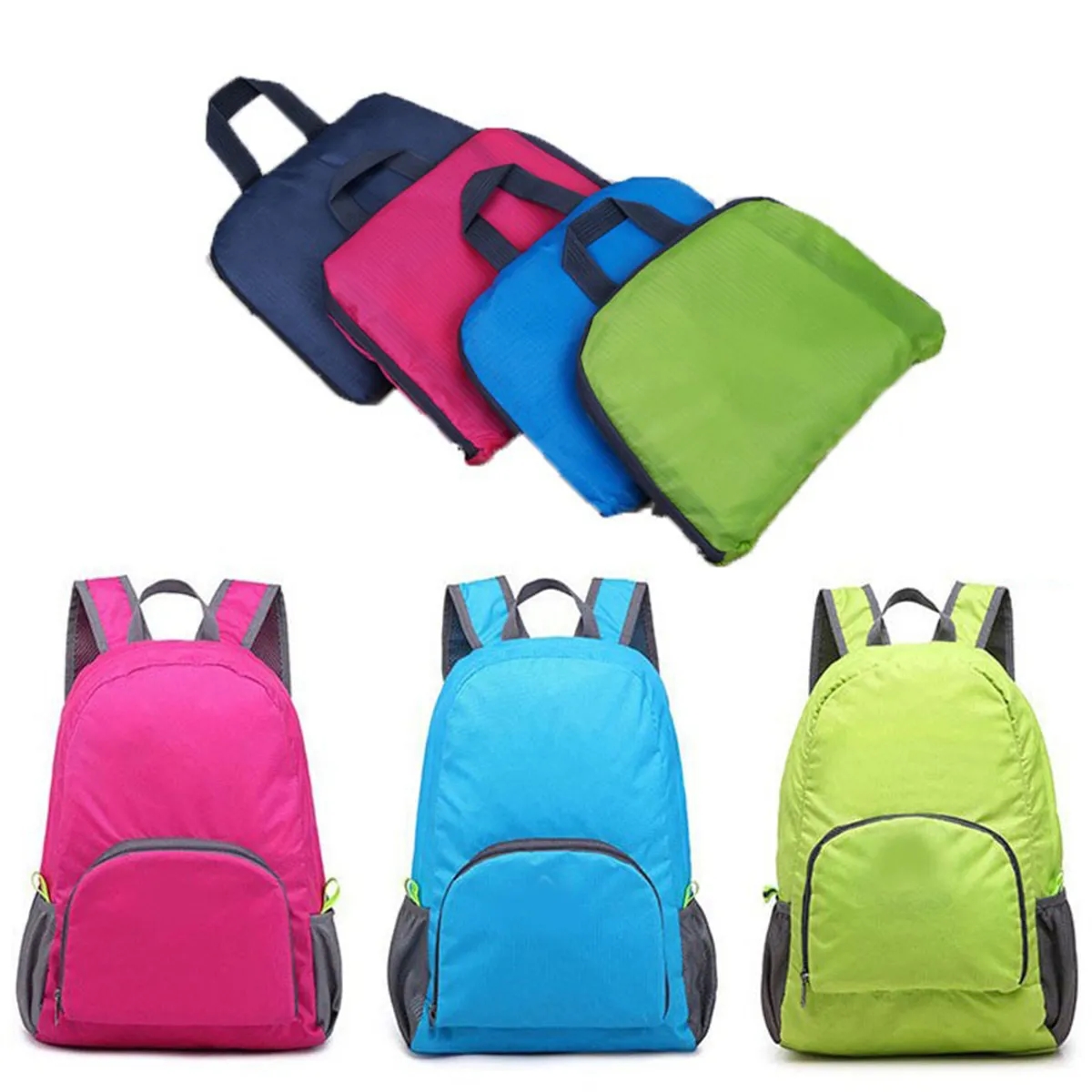 Ultralight Collapsible Backpack Camping Foldable Bag Hiking 4