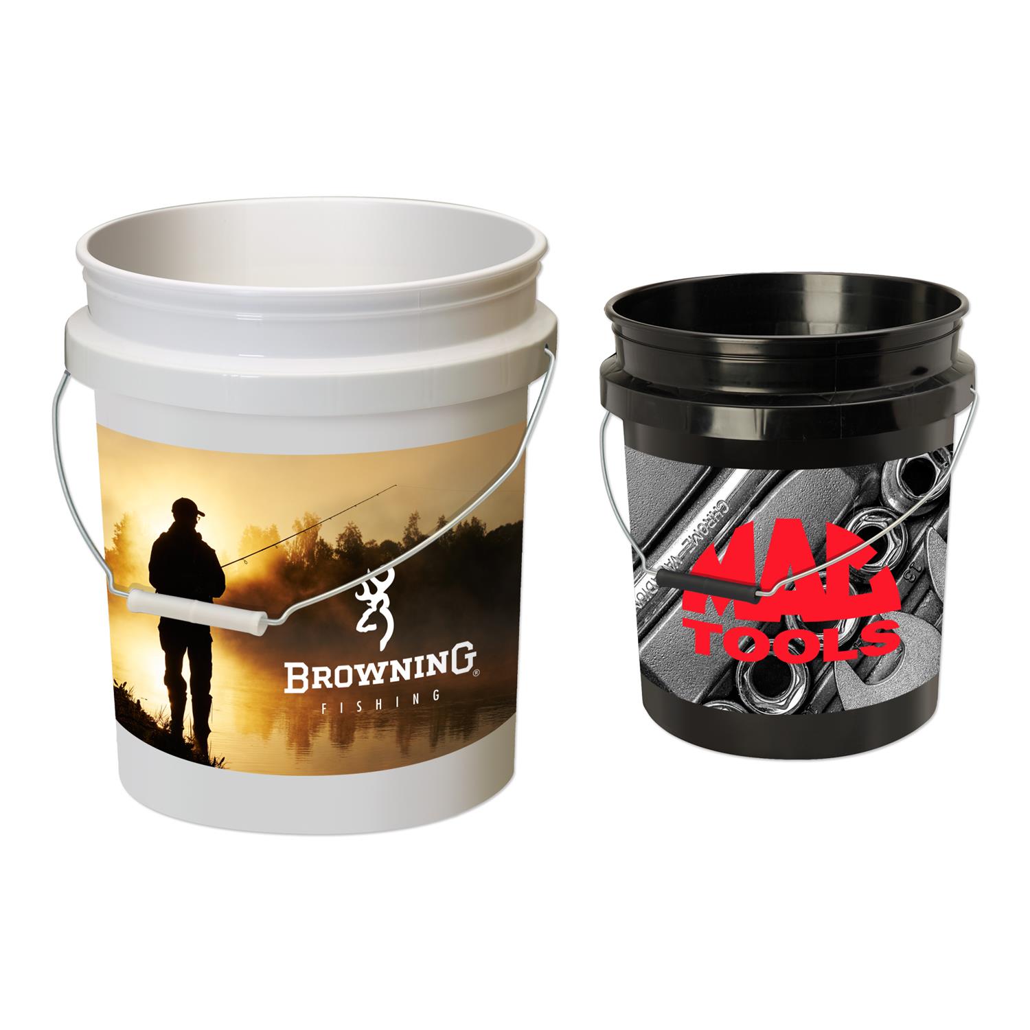 5 Gallon Custom Metal Handle Bucket