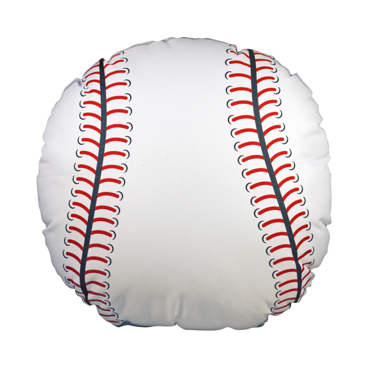 Baseball Shaped Sublimated Pillow 3