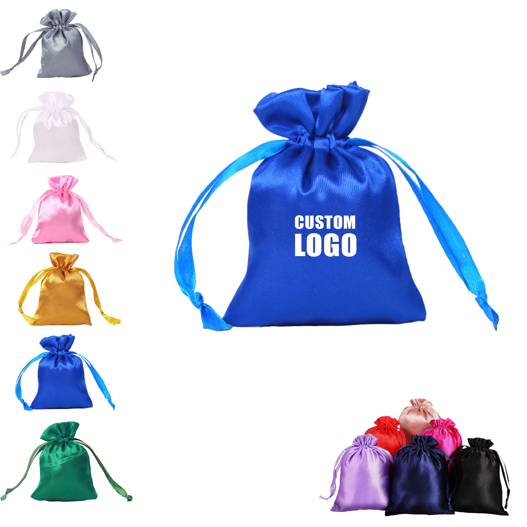 MOQ 10 pcs Drawstring Jewelry Bag 3