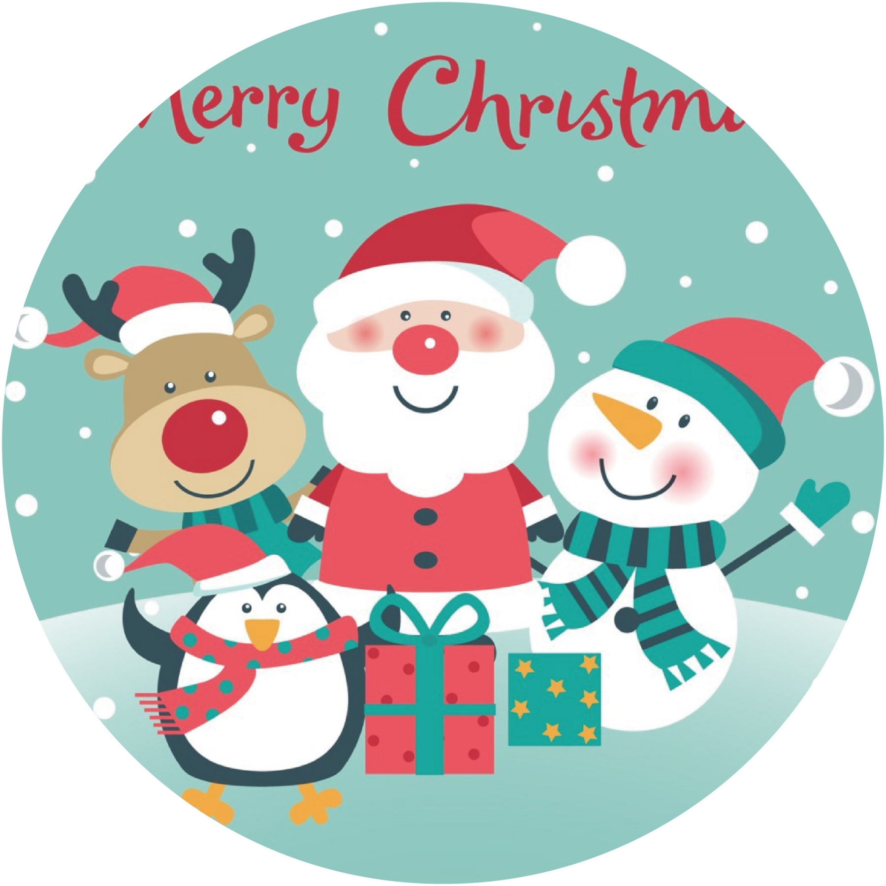Round Ceramic Ornament 3