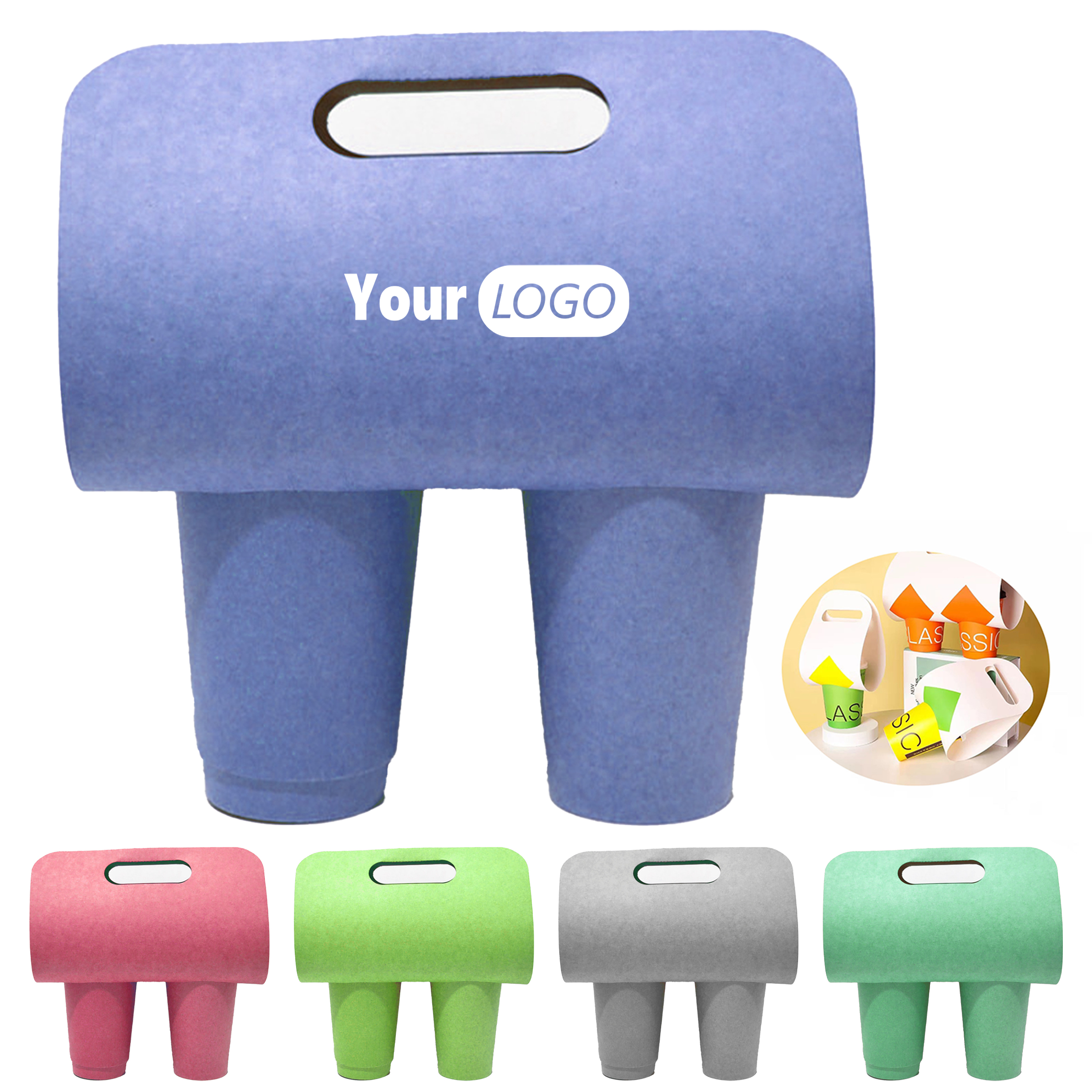 Paper Eco-Friendly Beverage Holder For Secure Carrying 2