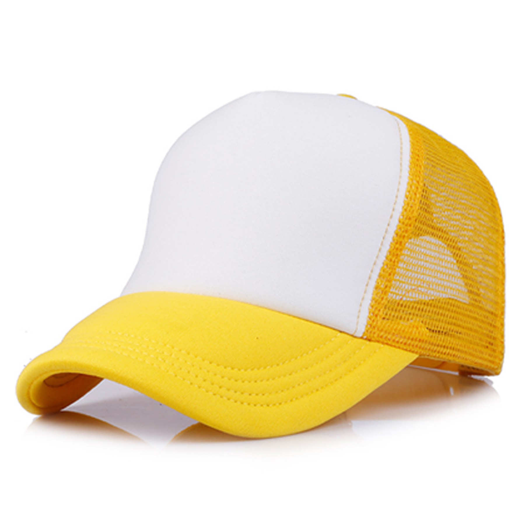 Short Brim Mesh Back Baseball Cap 6