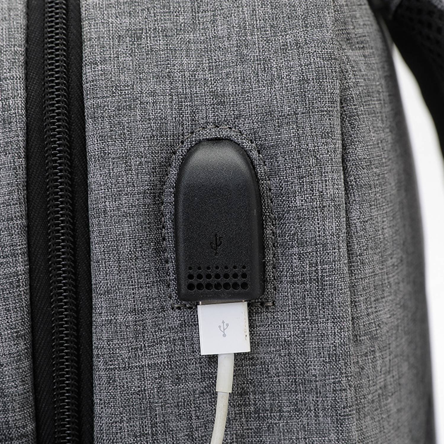 usiness Backpack Carry on w/ USB Port 3